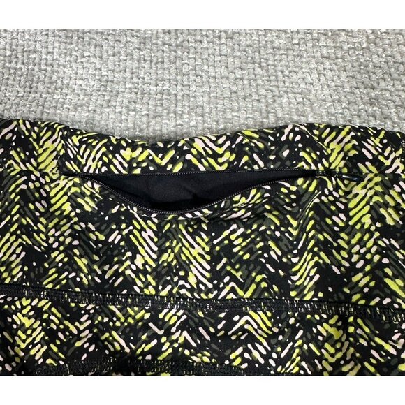 Sweaty Betty Leggings Womens Medium Black Herringbone The Power‎ 7/8 Pockets - Picture 11 of 12